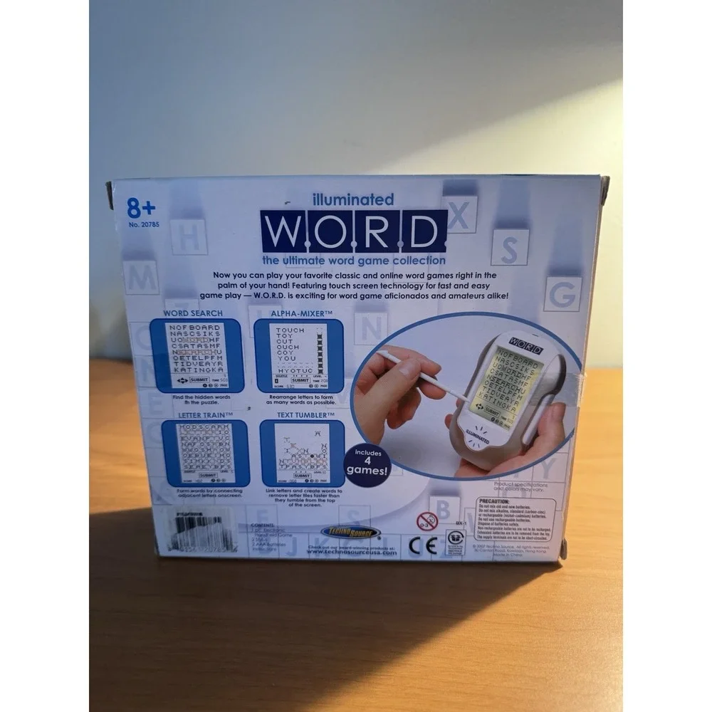 Illuminated Word Search The Ultimate Word Game Handheld TESTED Complete‎